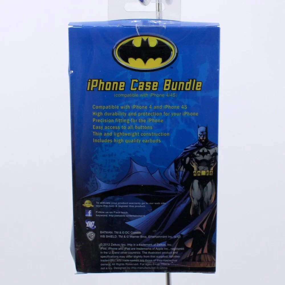 DC Batman iPhone 4/4s Case & Earbuds